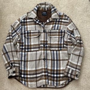 Zara Plaid Jacket